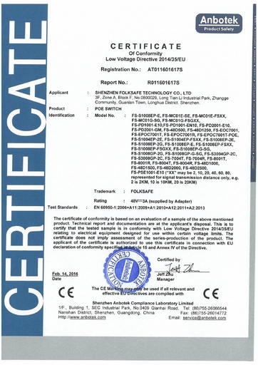 CE LVD certification