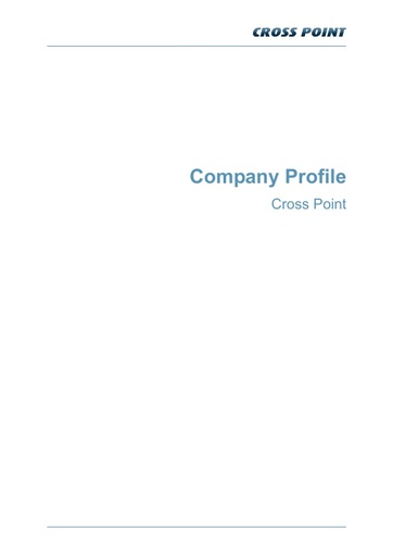 Cross Point Company Profile